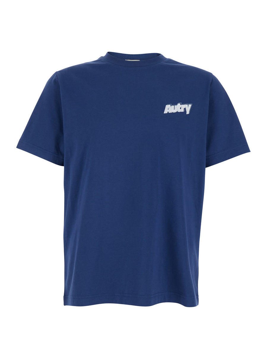 Crew Neck T-Shirt Blue T-shirts
