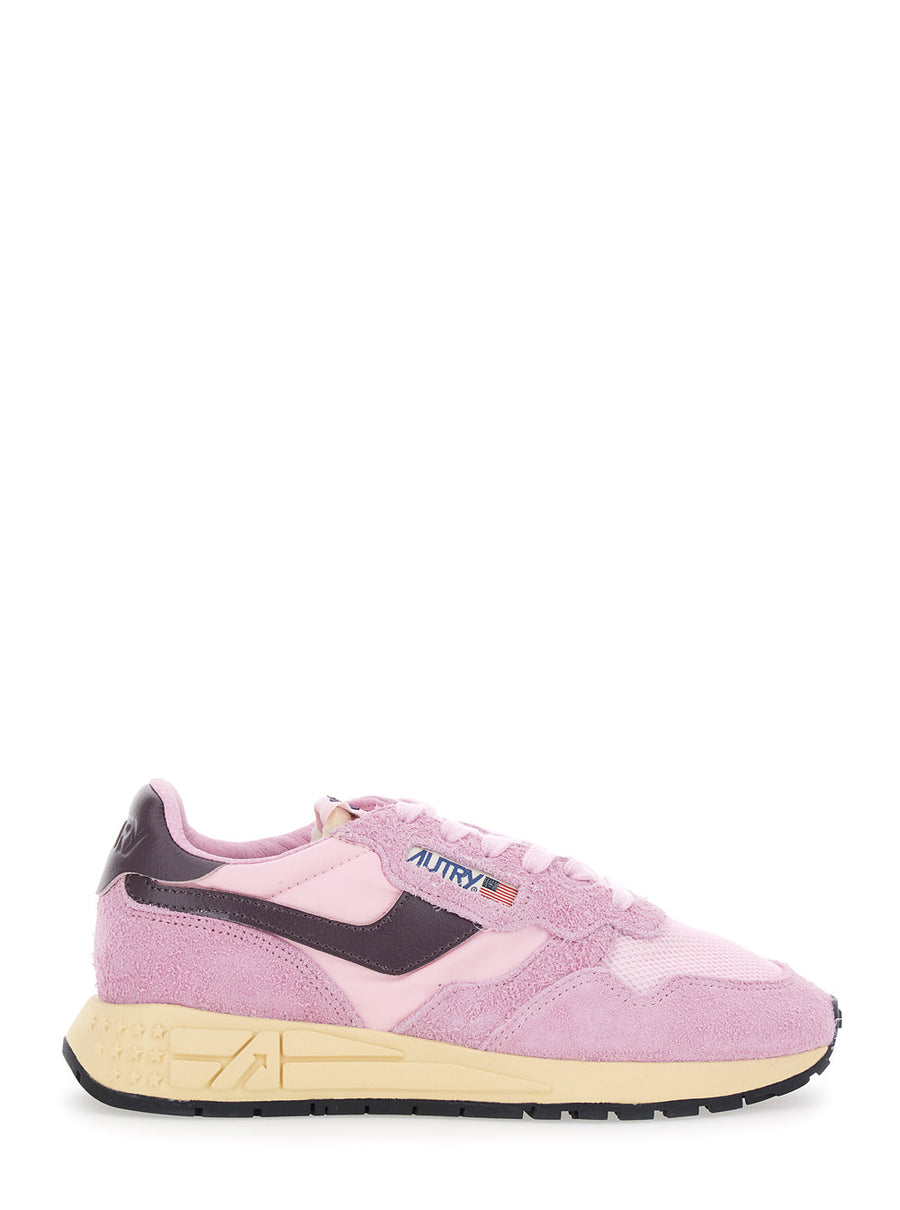 Sneakers Reelwind Ut Pink Leather Trainers