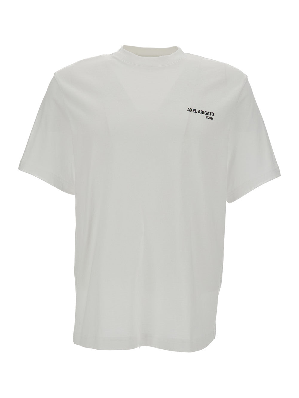 T-Shirt Legacy with Logo Lettering Print in White Cotton for Men Tshirts And Polo Shirts