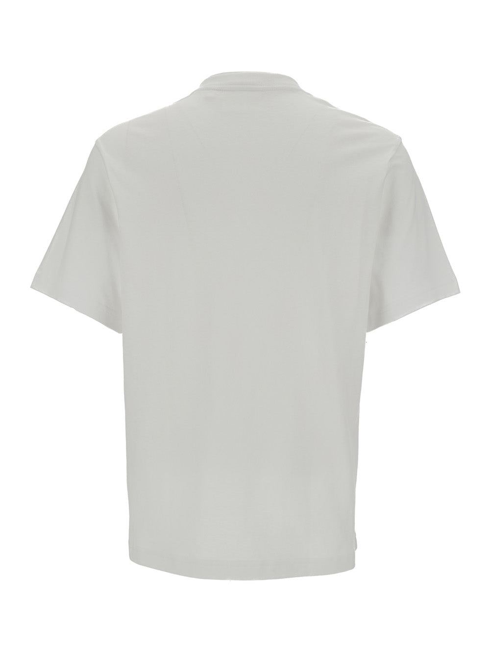 T-Shirt Legacy with Logo Lettering Print in White Cotton for Men Tshirts And Polo Shirts