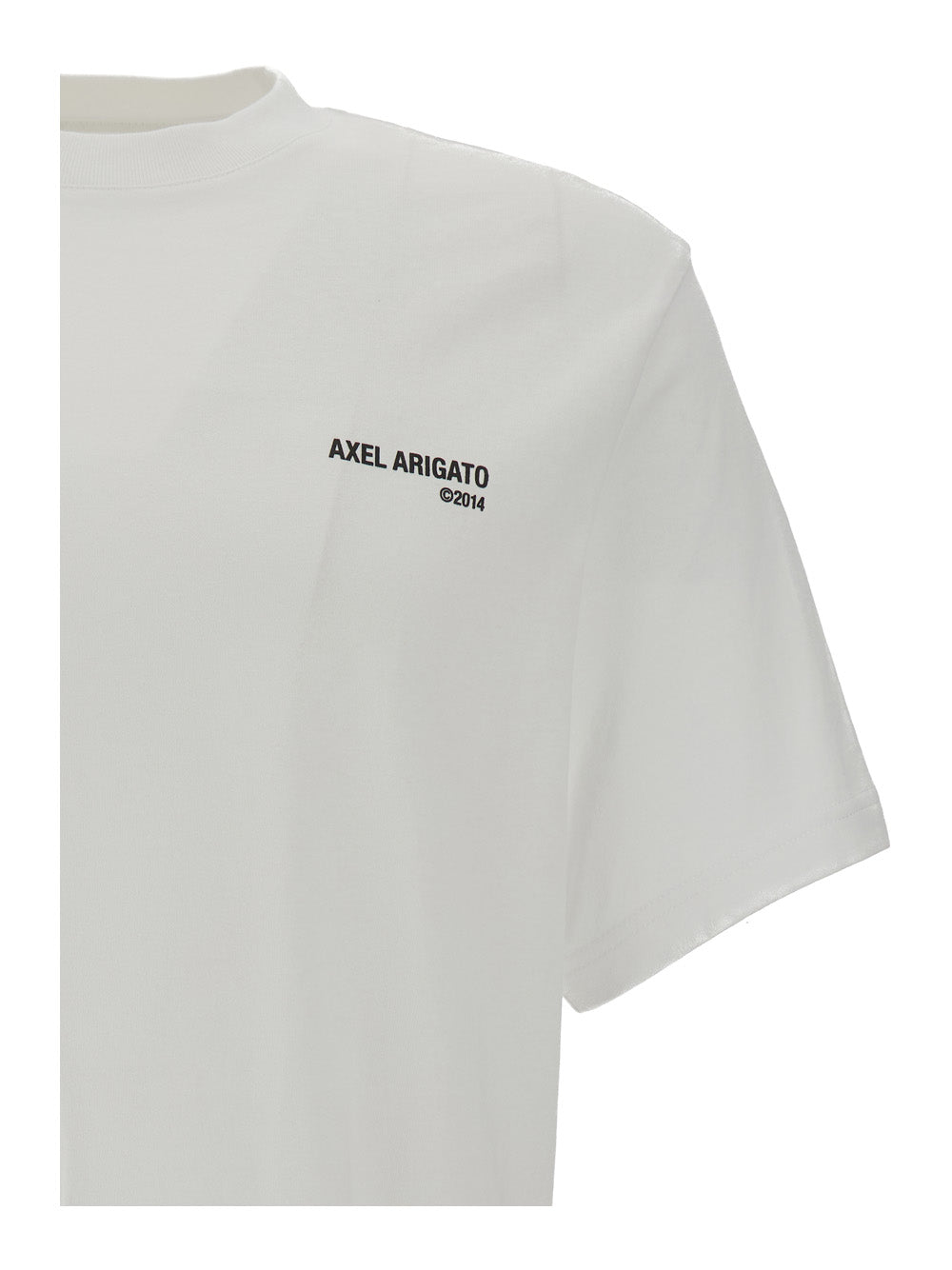 T-Shirt Legacy with Logo Lettering Print in White Cotton for Men Tshirts And Polo Shirts