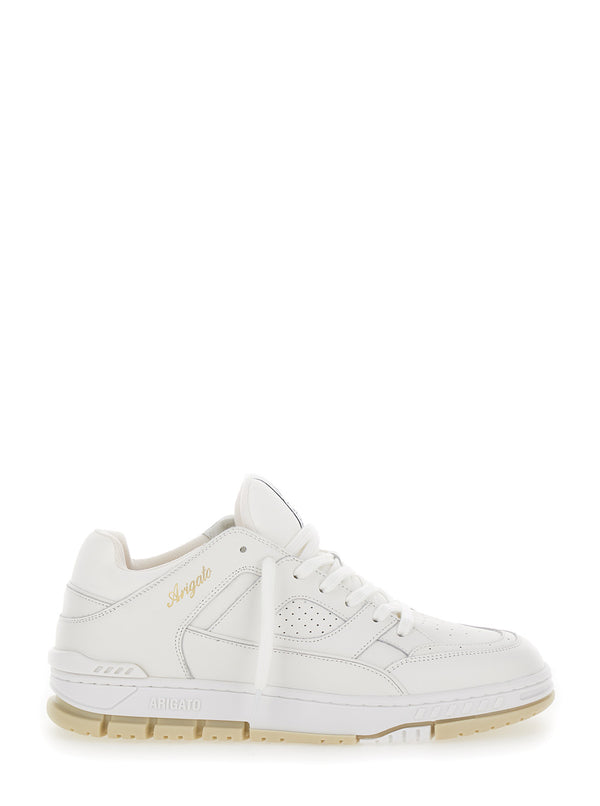 Low Sneakers Area White Leather Leather/suede Trainers