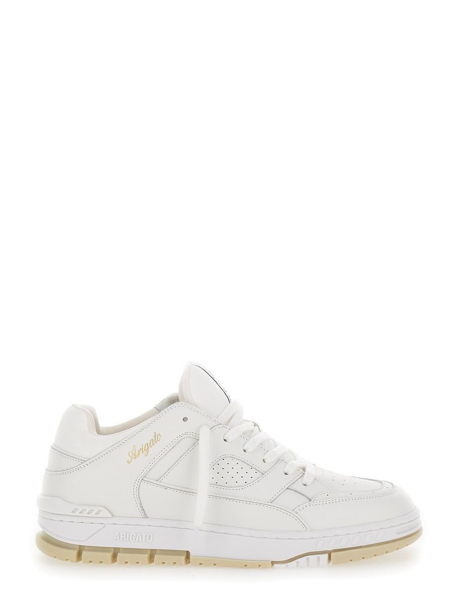 Low Sneakers Area White Leather Leather/suede Trainers