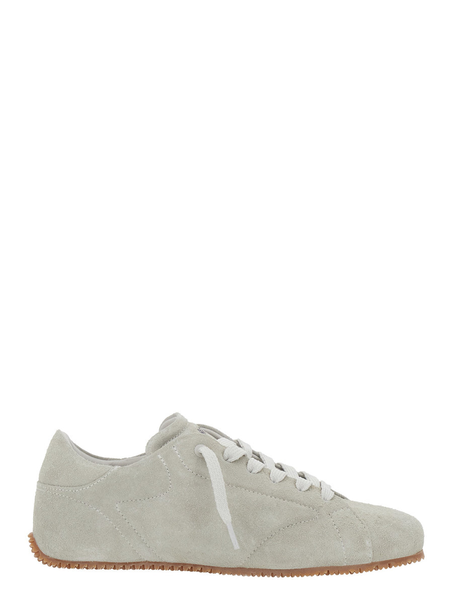 Sneakers Tact Grey Suede Calf Leather Trainers