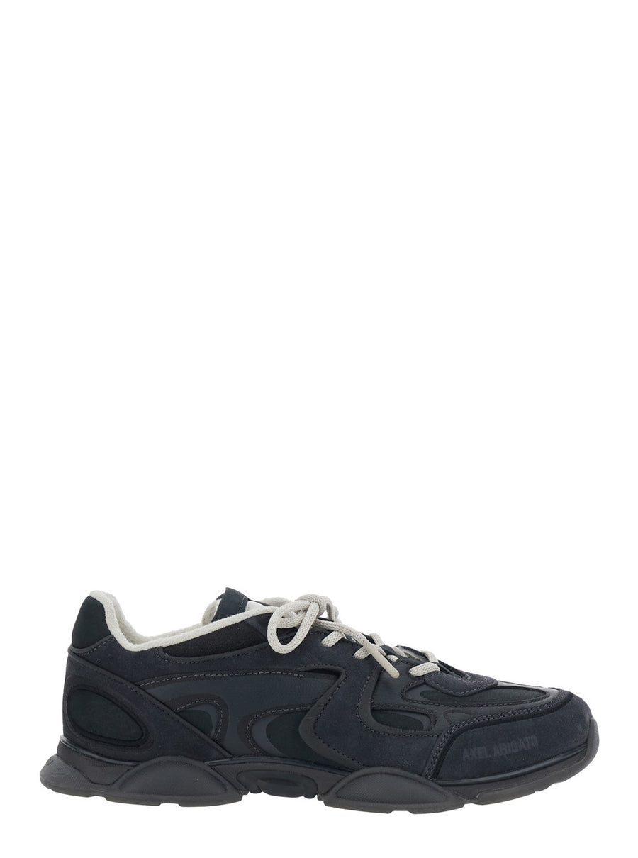 Sneaker Eris Black Leather Trainers