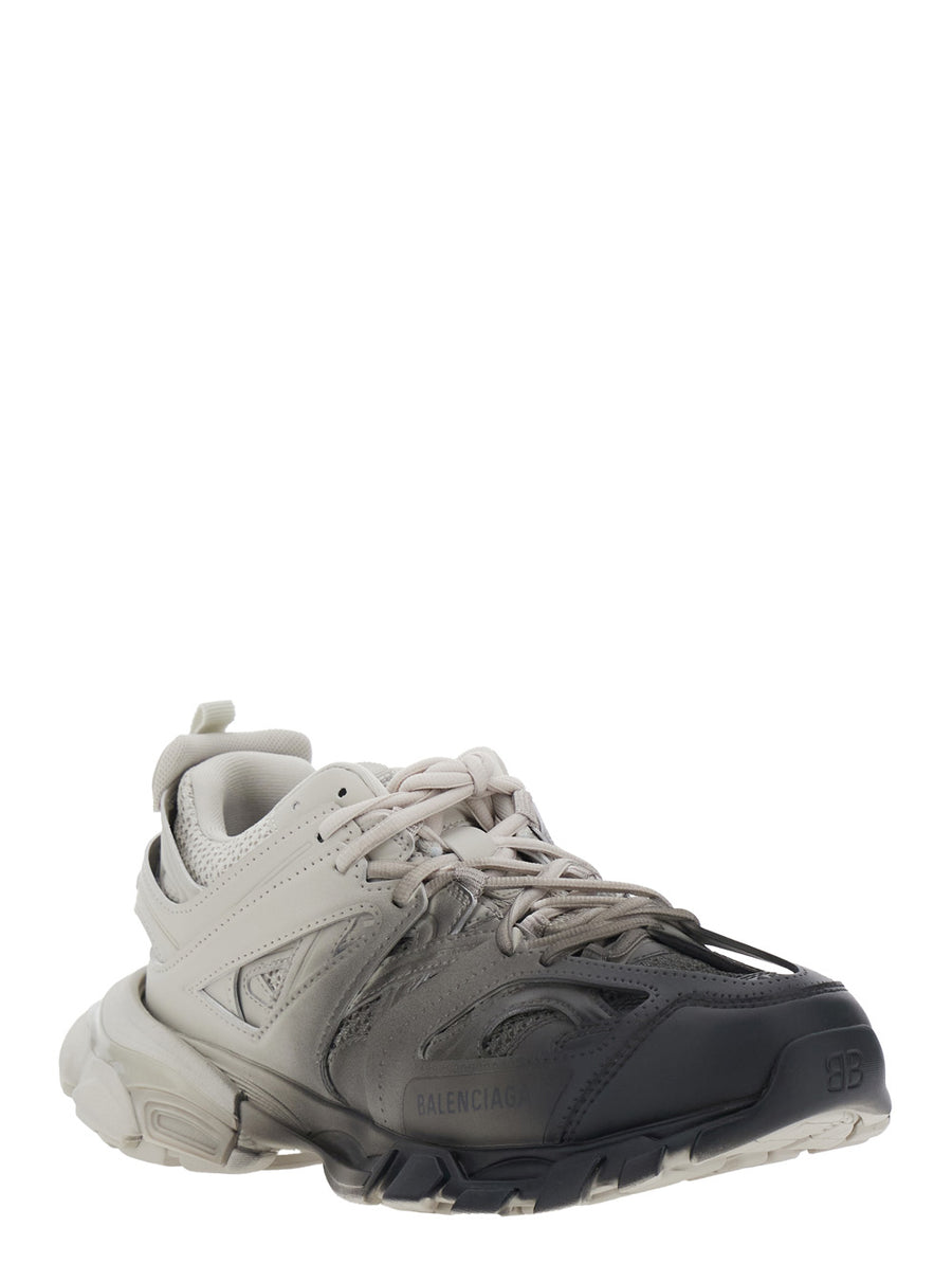 Sneakers Track White-Black White/black Polyurethane Trainers