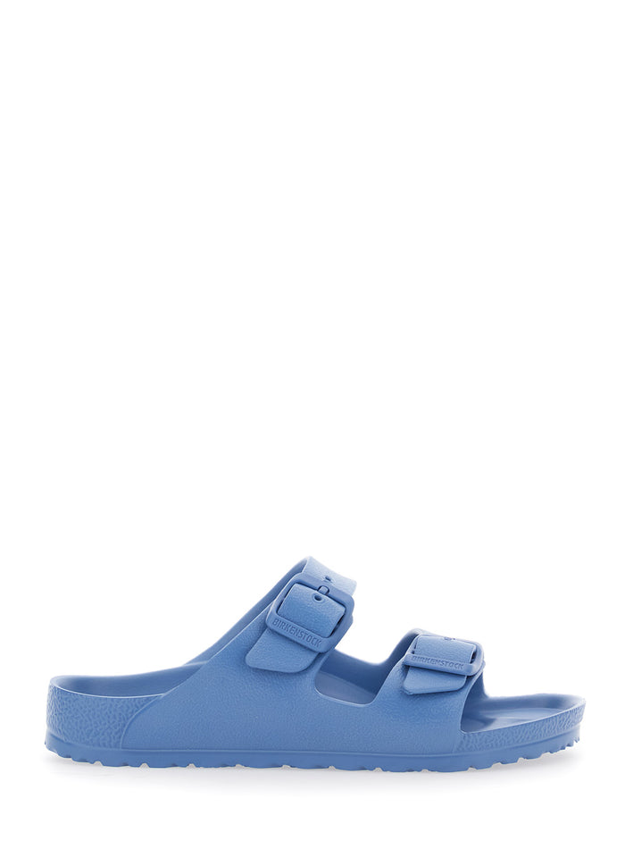 Arizona Sandals with Rounded Toe and Buckle Closure in Blue for Kids Light Syntetchic Flat Shoes