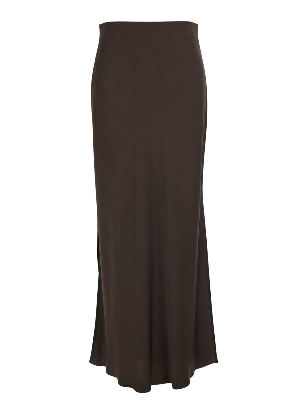 Gonna Brown Acetate Viscose Skirt