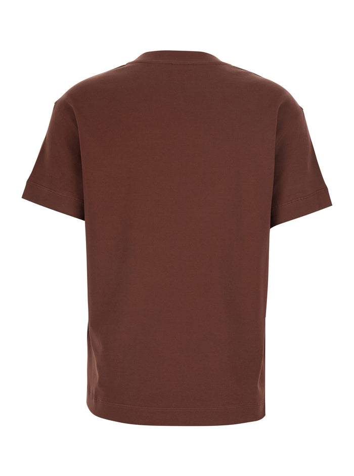 T-Shirt Brown Cotton Tshirts And Polo Shirts