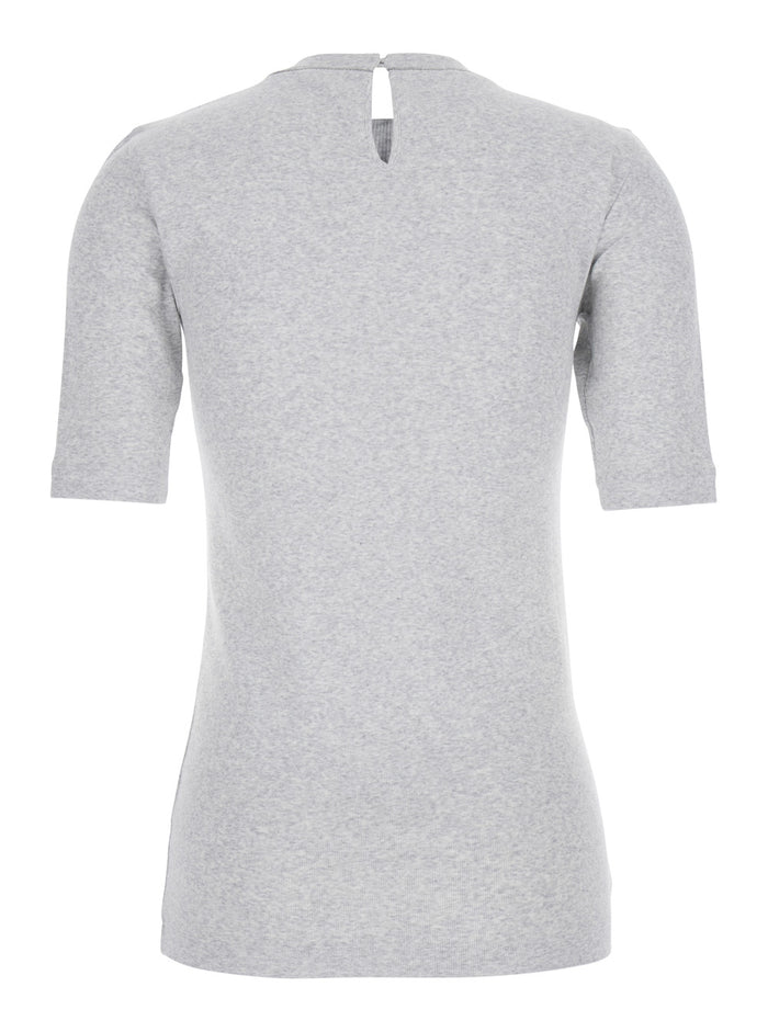 Girocollo S-M Grey Tshirts And Polo Shirts