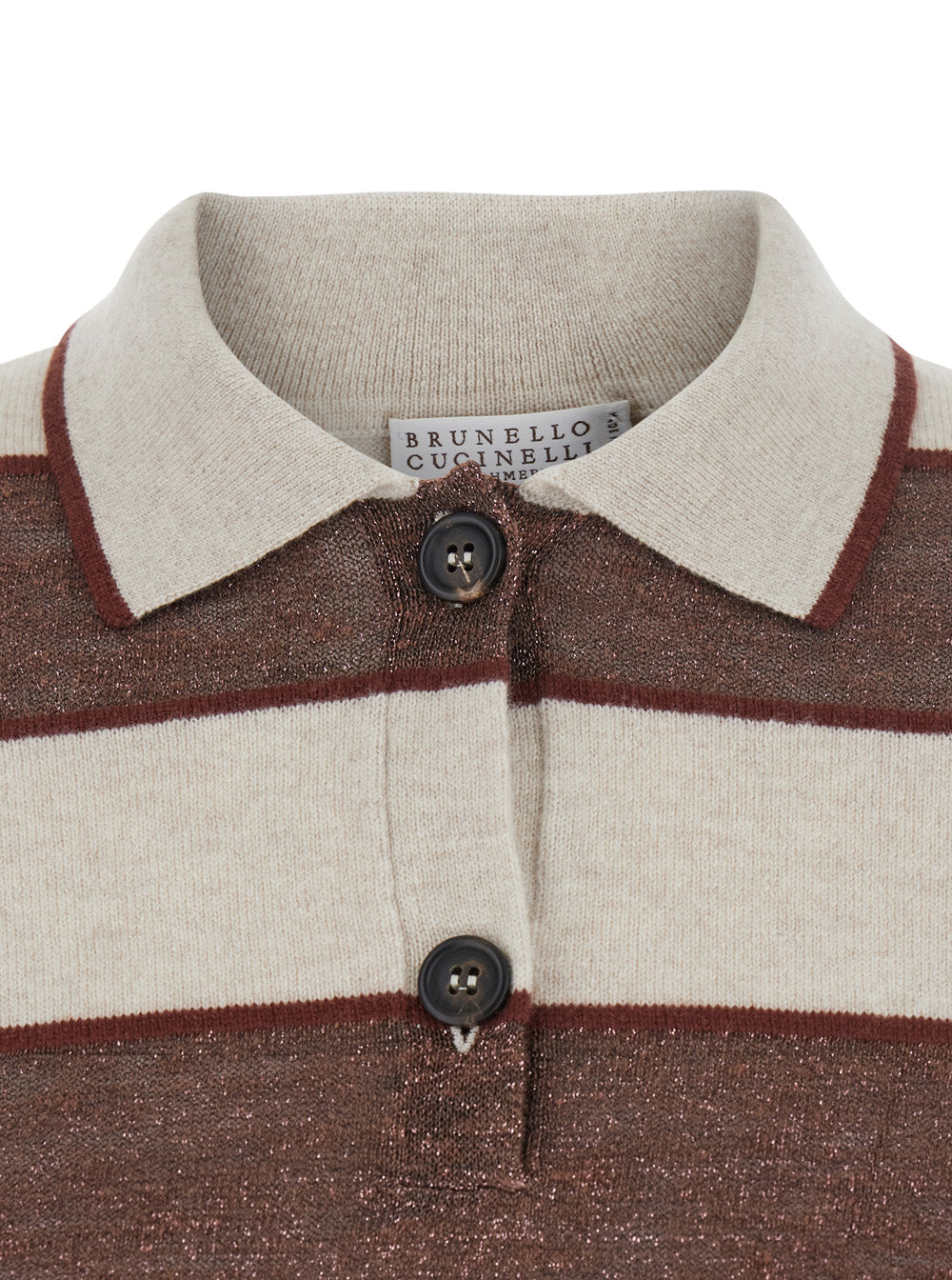 Maglia Polo Virgin Wool Cashmere Silk Jersey