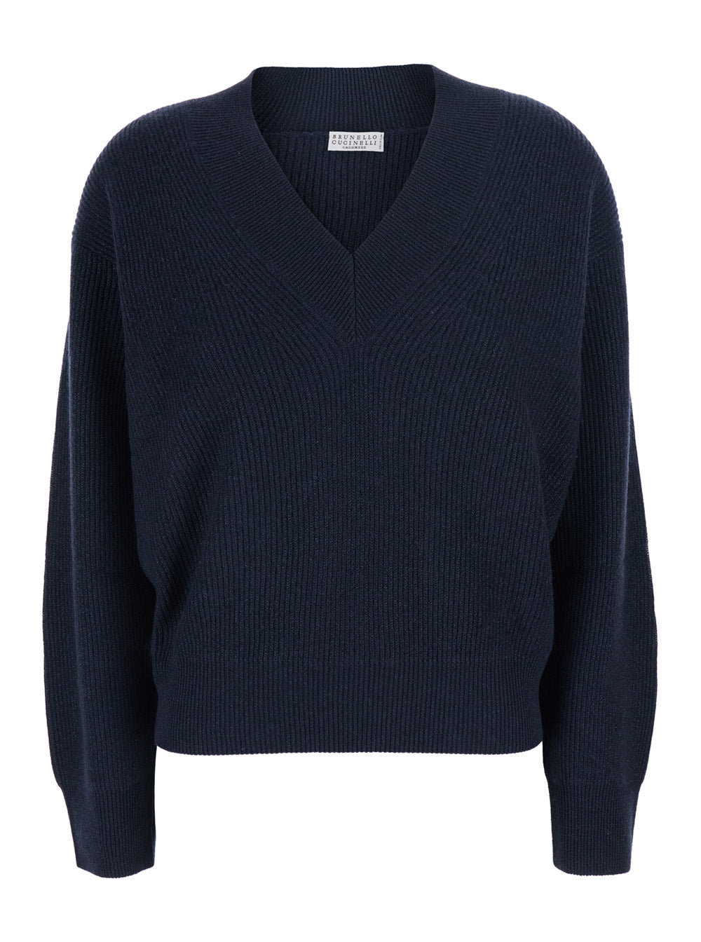 Maglia Blu Cashmere Viscose Jersey