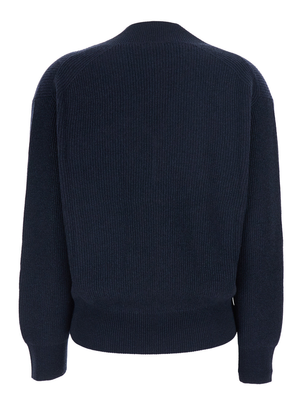 Maglia Blu Cashmere Viscose Jersey
