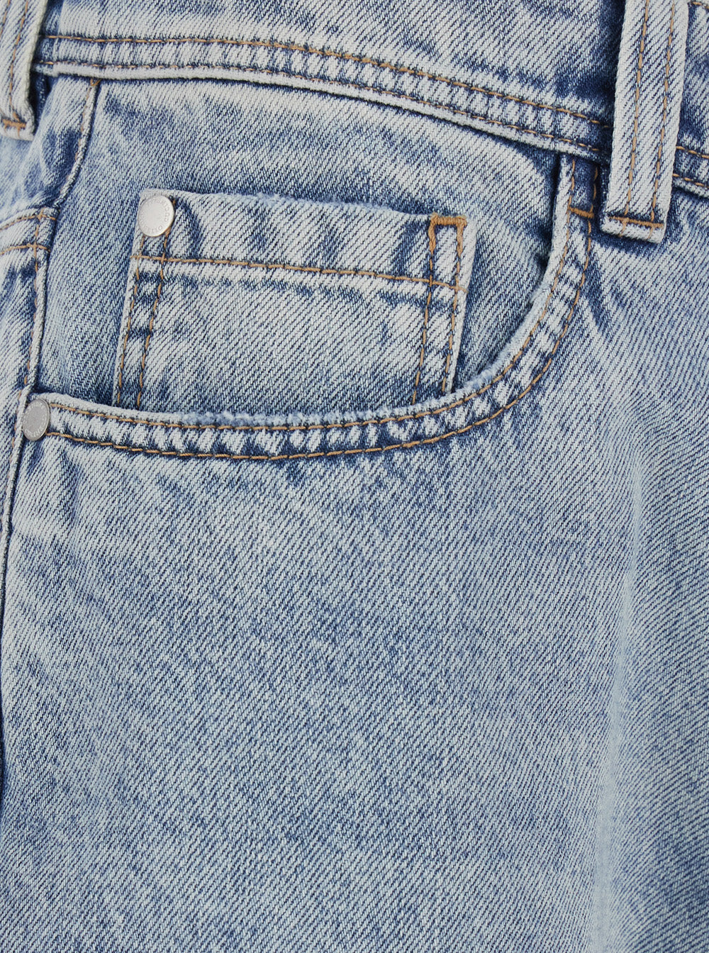 Pantalone Denim Light Blue Cotton Trousers