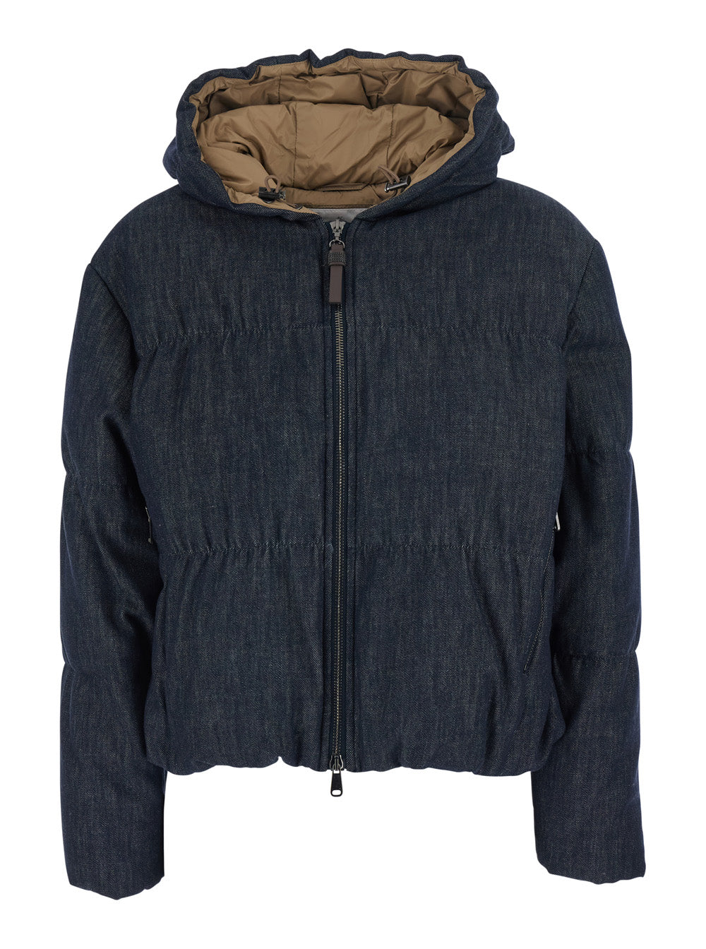 Piumino-Giubbotto Imbottito Blu Cotton Down Jackets