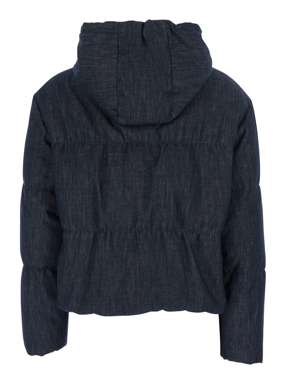 Piumino-Giubbotto Imbottito Blu Cotton Down Jackets