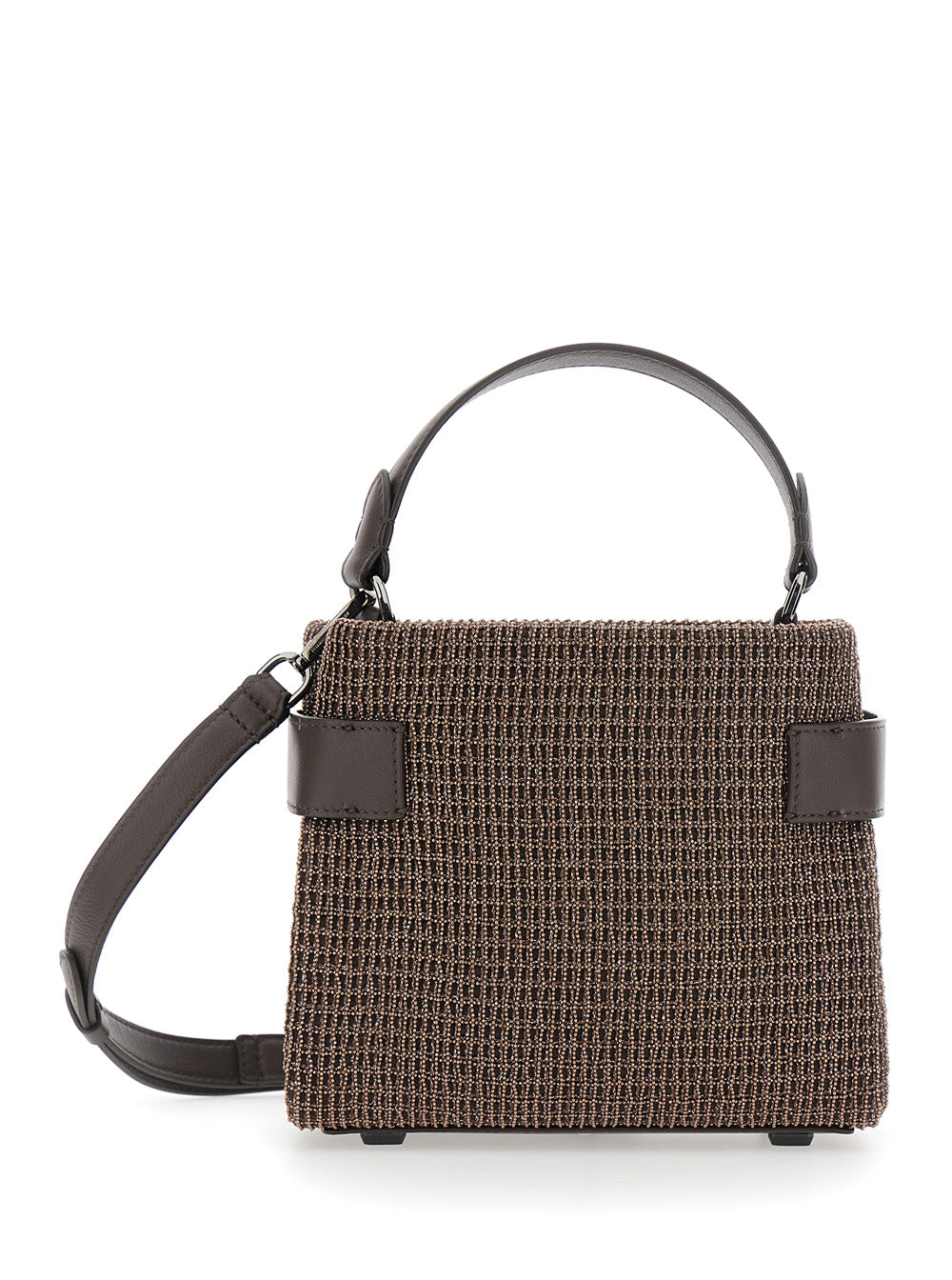 Borsa Tracolla Brown Leather Crossbody Bags