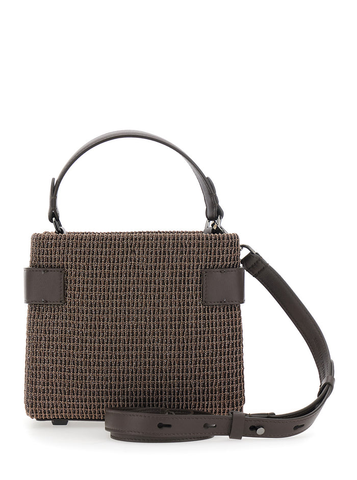 Borsa Tracolla Brown Leather Crossbody Bags