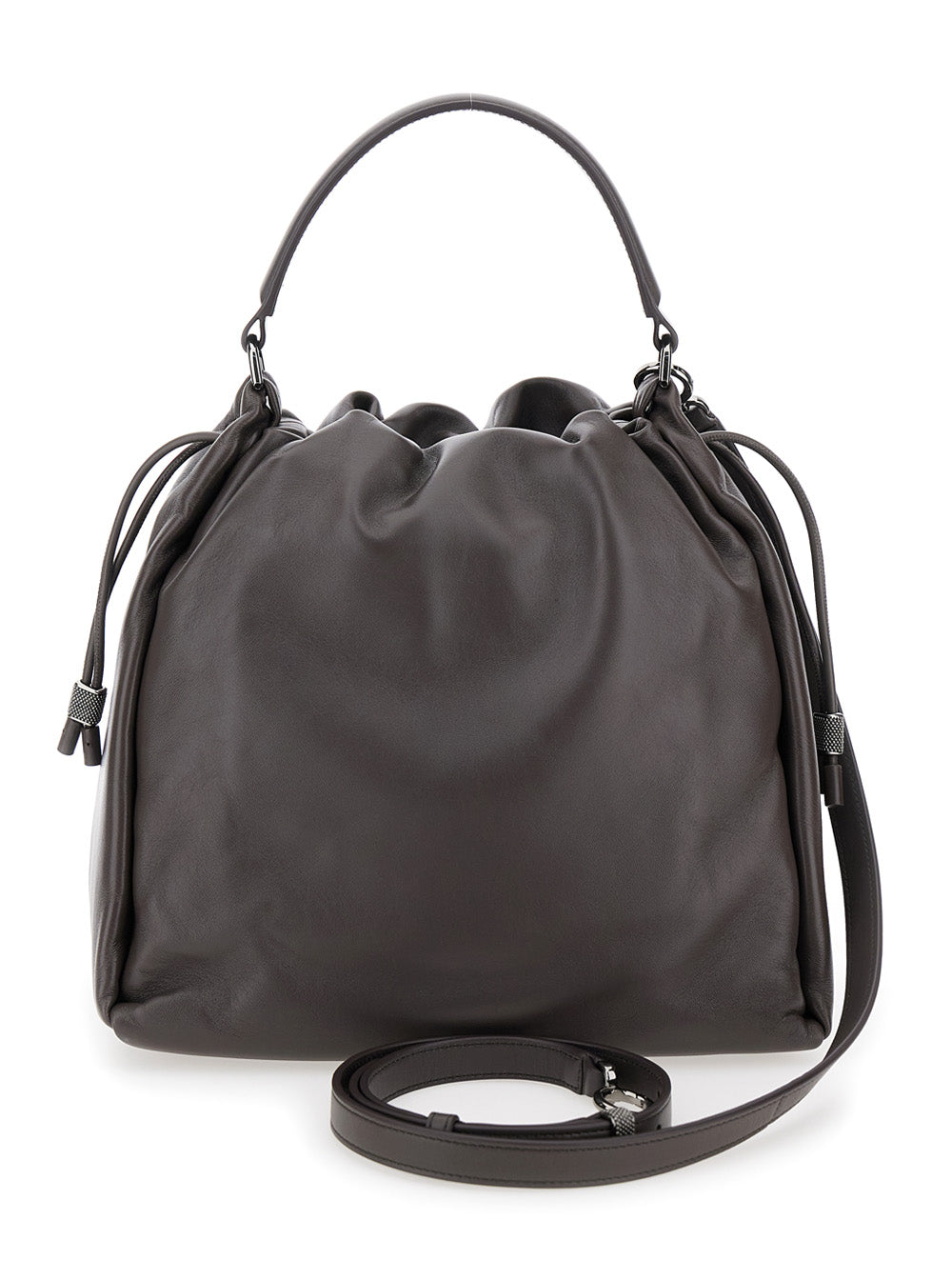 Borsa Tracolla Brown Leather Crossbody Bags
