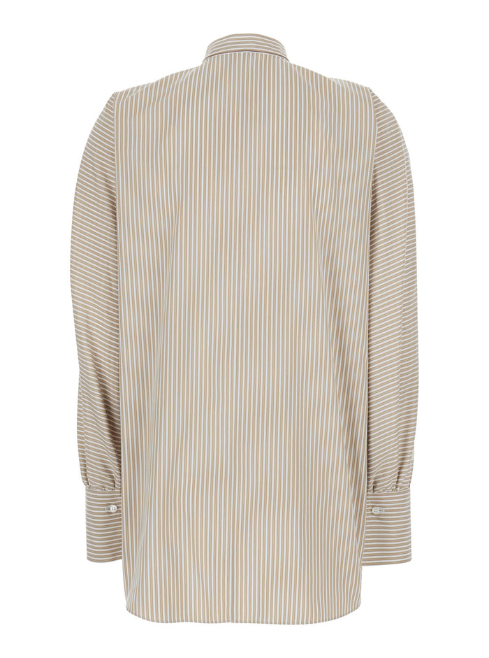 Camicia Brown Cotton Shirts And Blouses