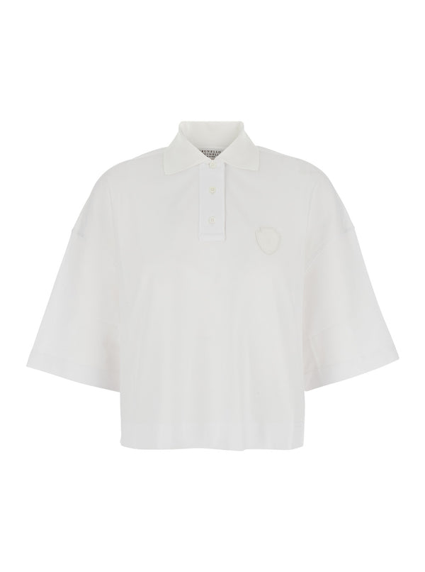 Polo Shirt White Cotton T-shirts & Jerseys
