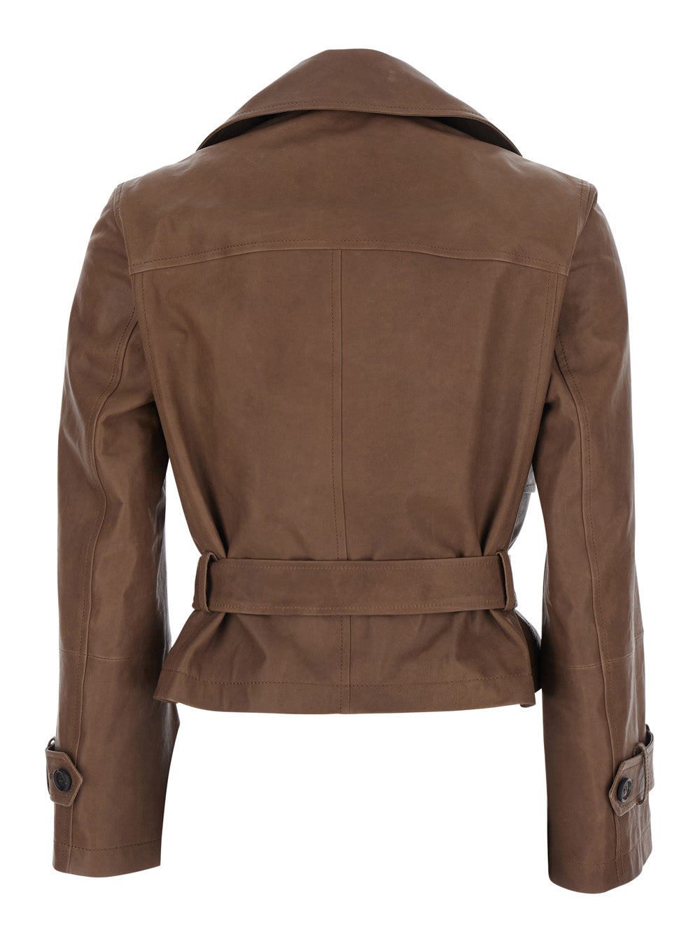 Giacca Pelle Brown Leather Blazers