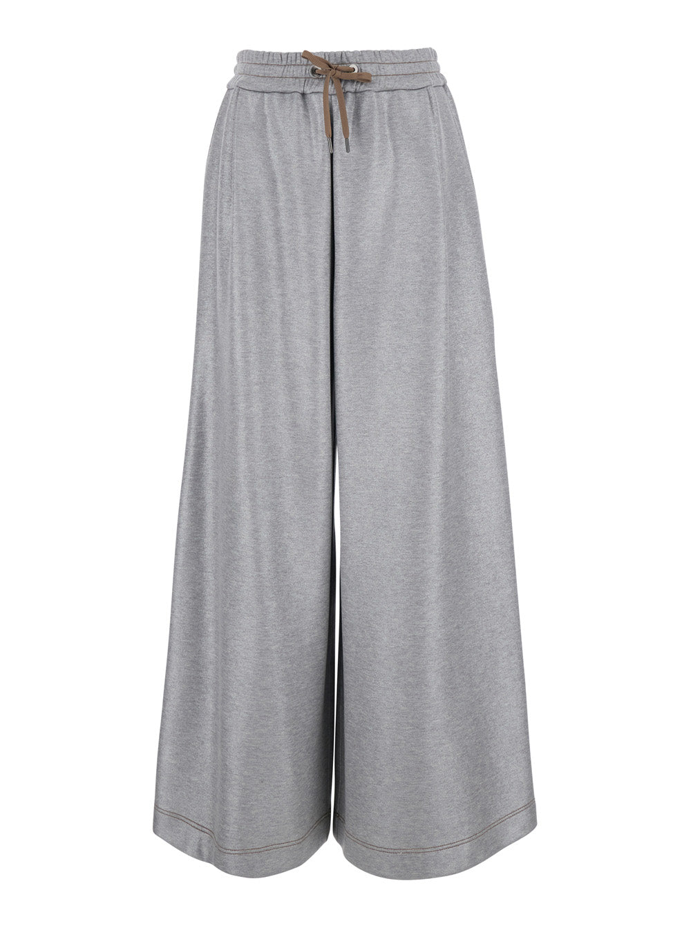 Pantalonesportivo Grey Cotton Polyamide Trousers