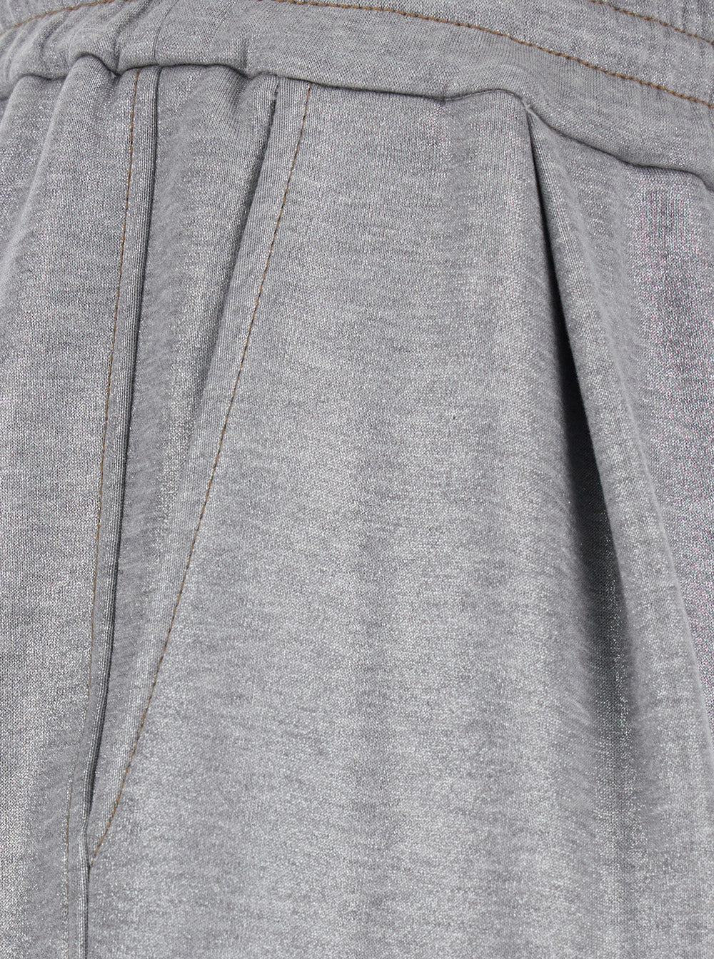 Pantalonesportivo Grey Cotton Polyamide Trousers