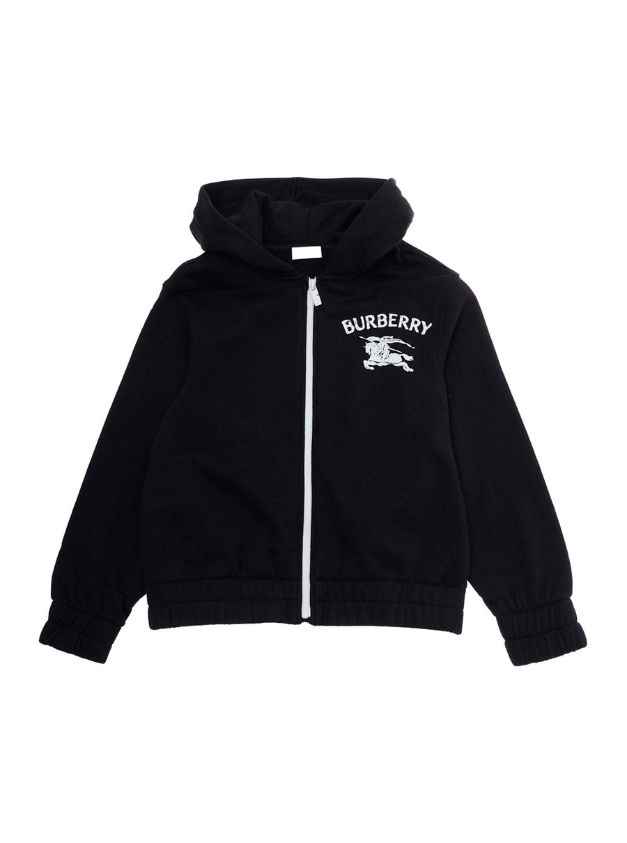 Hoodie Clyde Black Cotton Hoods & Sweatshirts