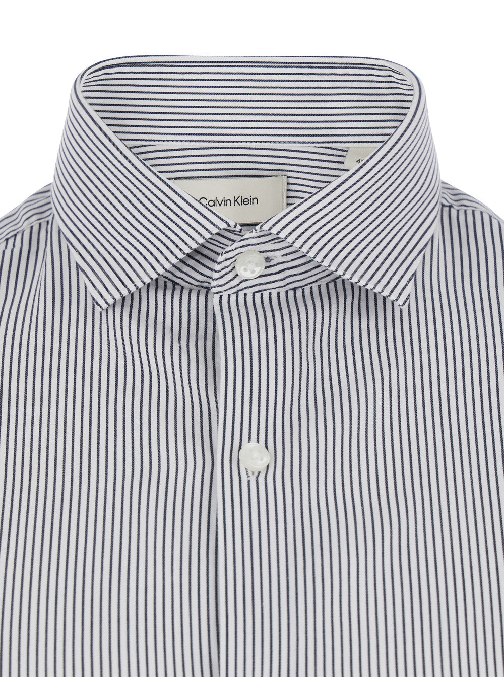 SLIM SFT WSHD STR STP - Fit Shirt with Long Sleeves in White for Men Cotton Lyocell Elastane And Blouses