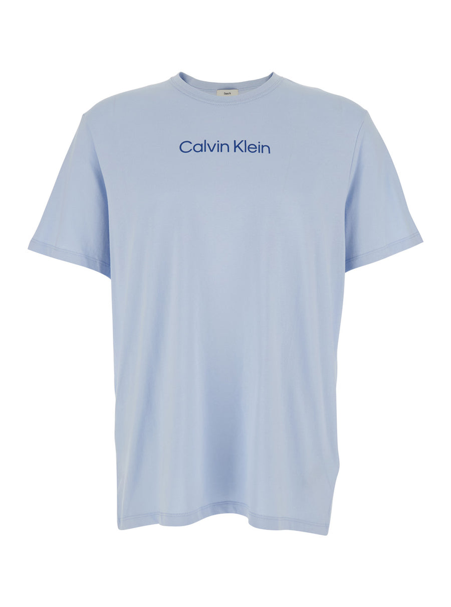 Crew Neck T-Shirt Light Blue Cotton T-shirts