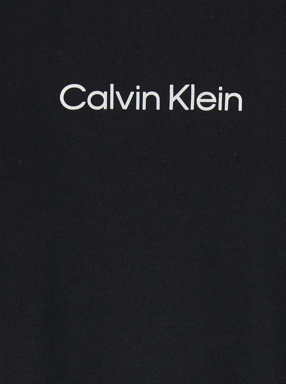 T-shirt CALVIN KLEIN Black with Long Sleeves and Logo on the Front in Cotton for Men Tshirts Polo Shirts