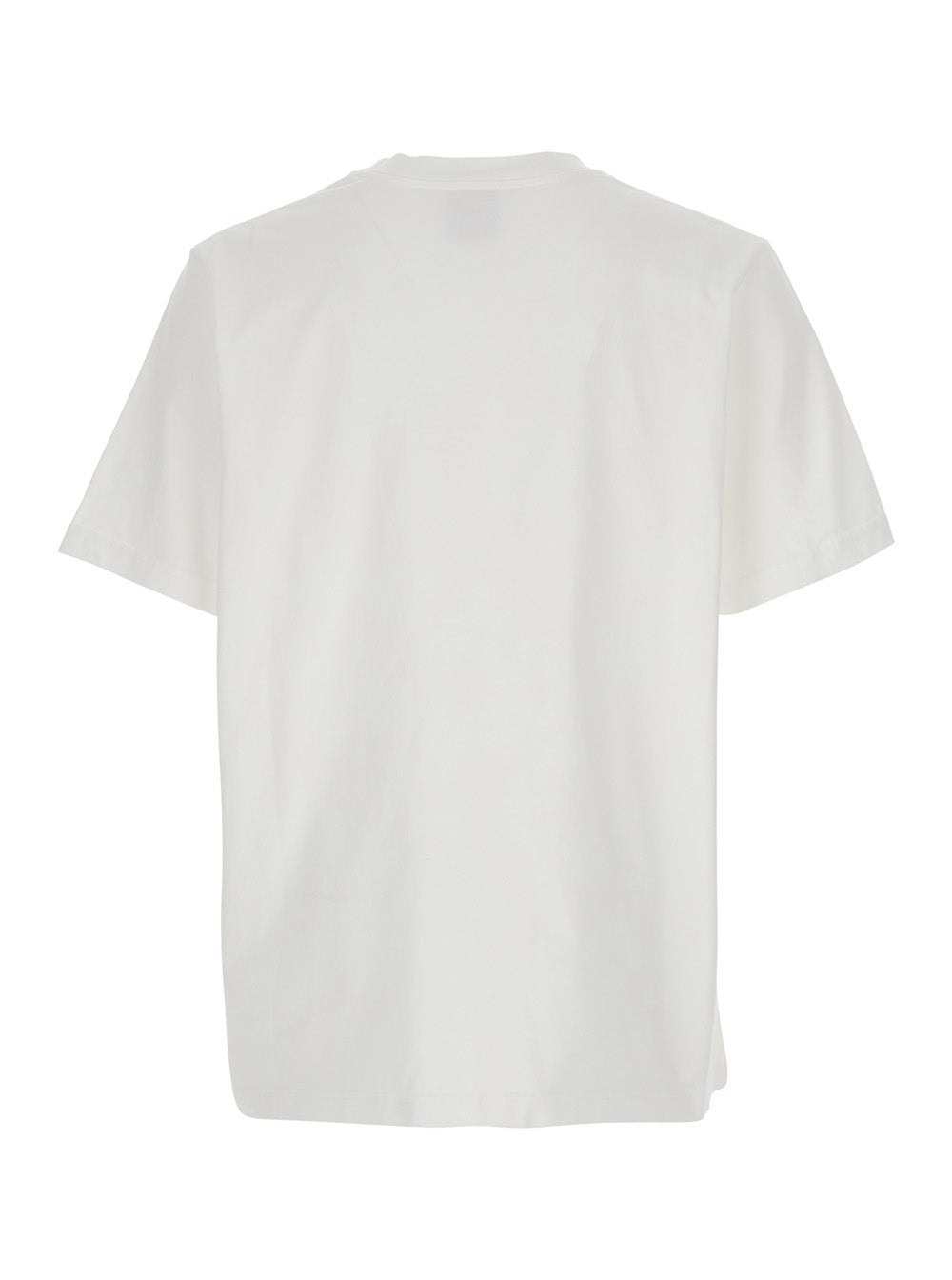 White T-Shirt with Logo Print on the Front for Men Organic Cotton Tshirts And Polo Shirts