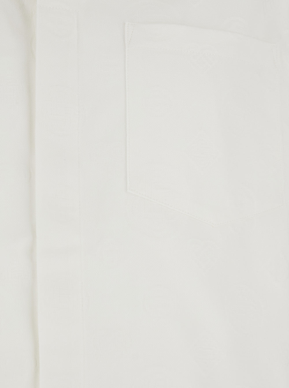 White Cotton Bowling Shirt with Cuban Collar for Men And Blouses