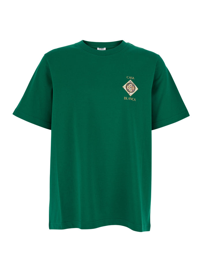 Green T-Shirt TAKE ME TO CHURCH with Round Neck in Cotton for Men Tshirts And Polo Shirts