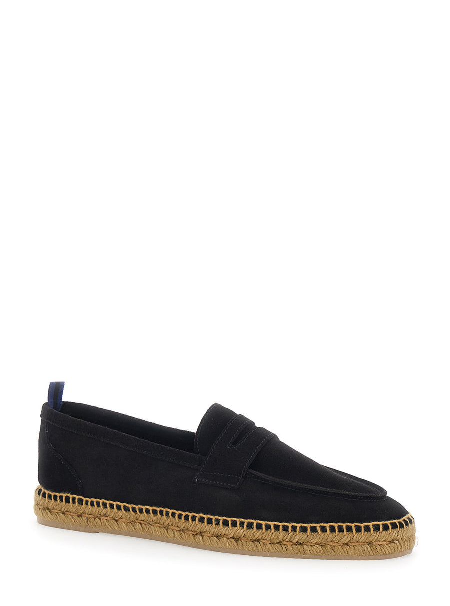 Espadrilles Nacho Suede Black Calfskin Shoe