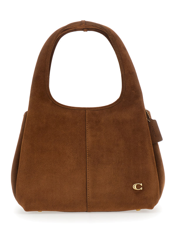 Shoulder Bag Suede Lana Brown
