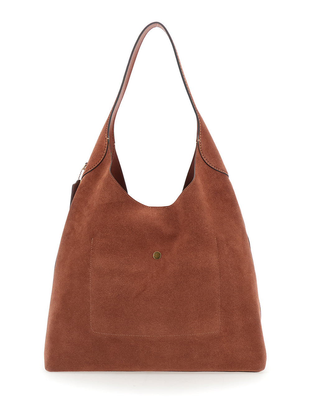 Shoulder Bag Brooklyn with Brown Leather Details for Women Cow