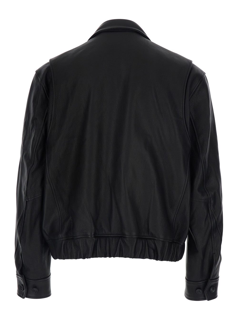 GOATSKIN BLOUSON Black Leather Jacket for Men Outerwear