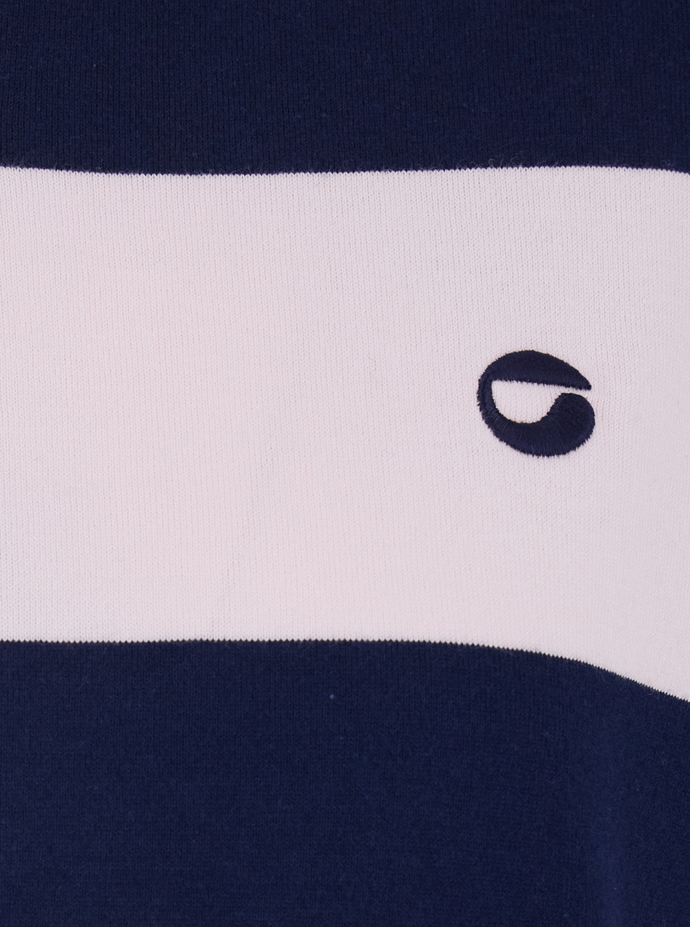 Dress with All-Over Striped Motif and Embroidered Logo on Front in Multicolor Cotton for Women Organic
