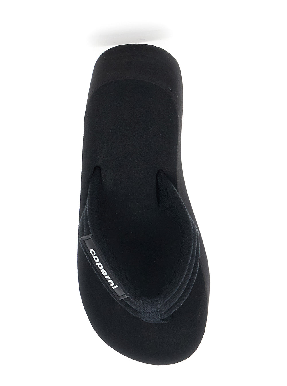 Wedges with Logo Patch on the Side and Black Tech Fabric Platform for Women Polyester Nylon
