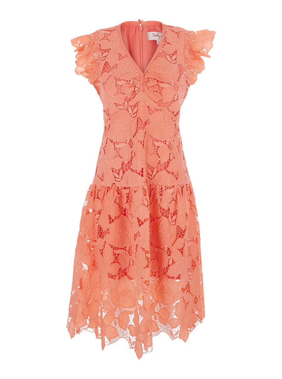 Dress Gianna Orange Polyester