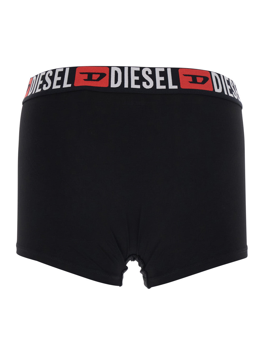 Black Set Of Three Boxer With Elasticated Waist Stretch Cotton Man Underwear