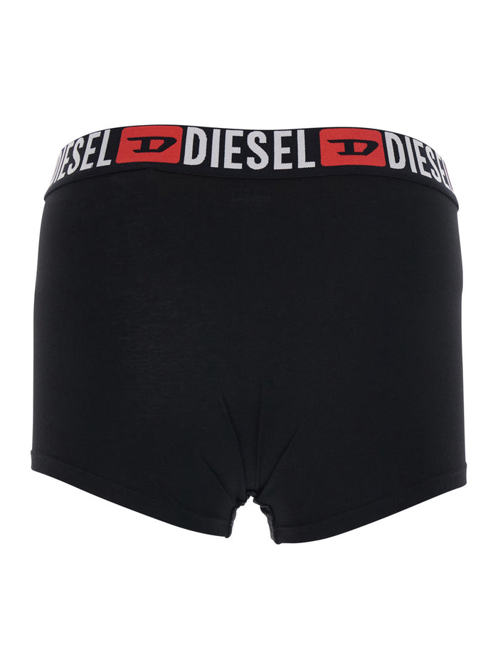 Multicolor Set Of Three Boxer With Elasticated Waist Stretch Cotton Man Elastane Underwear