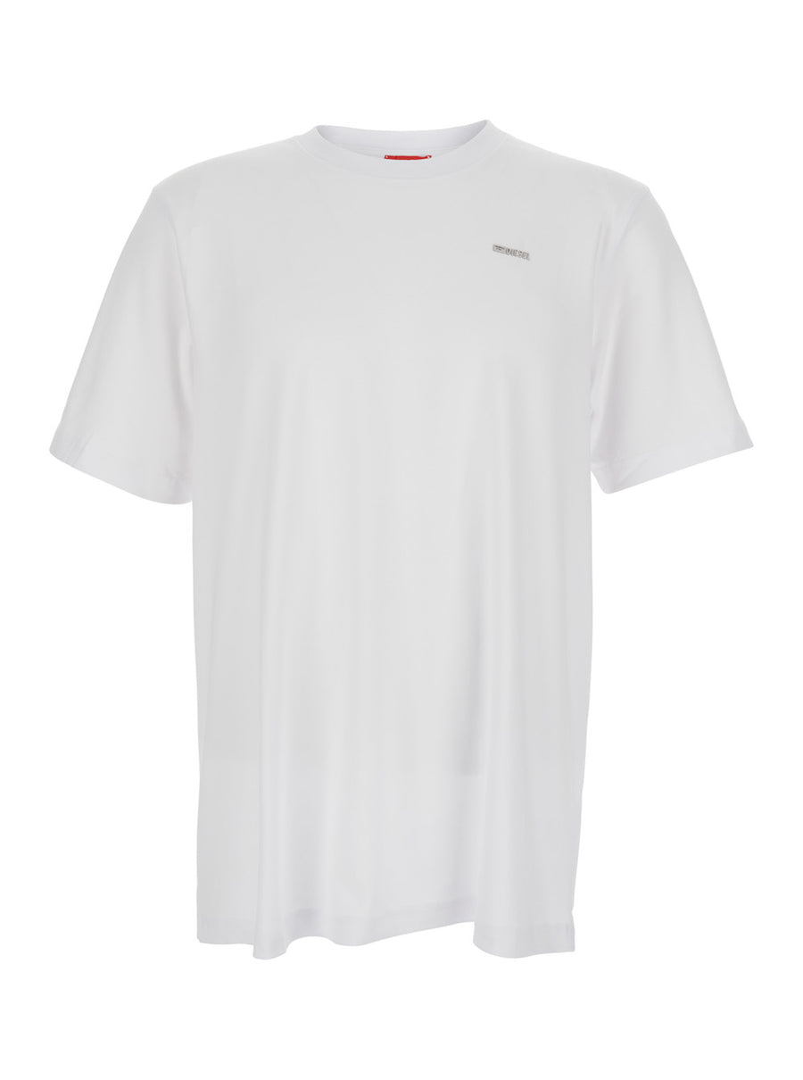 T-Shirt T-Adjust-Met White Cotton T-shirts