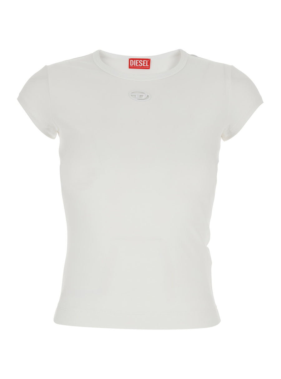 T-Shirt Angie White Cotton T-shirts & Jerseys
