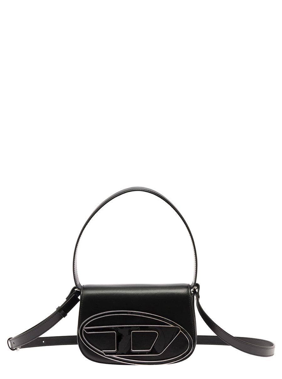Shoulder Bag 1dr Black Leather Pmu Handbags