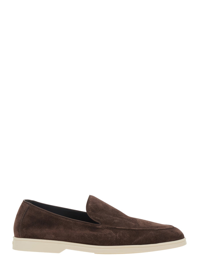 MOCASSINO VASCHETTA Brown Calf Loafers