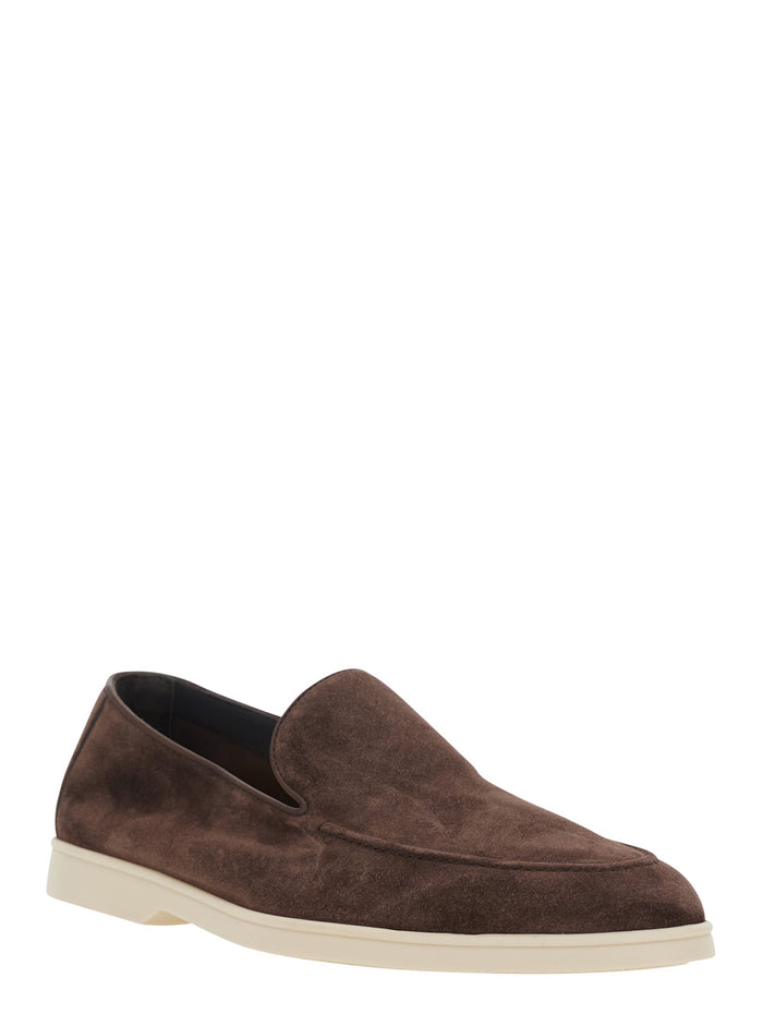 MOCASSINO VASCHETTA Brown Calf Loafers