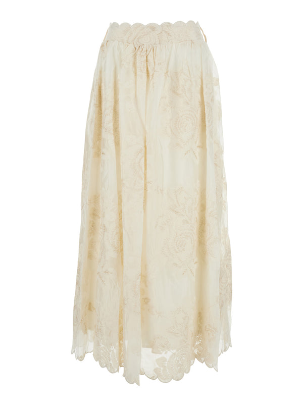Dress Maddy White Skirt
